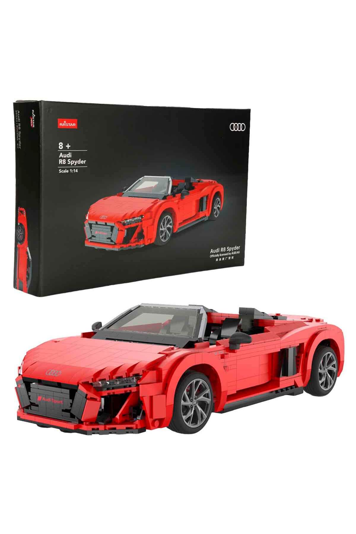 Rastar Bricks 1:14 Audi R8 Spyder Model Araba Yapım Seti 1440