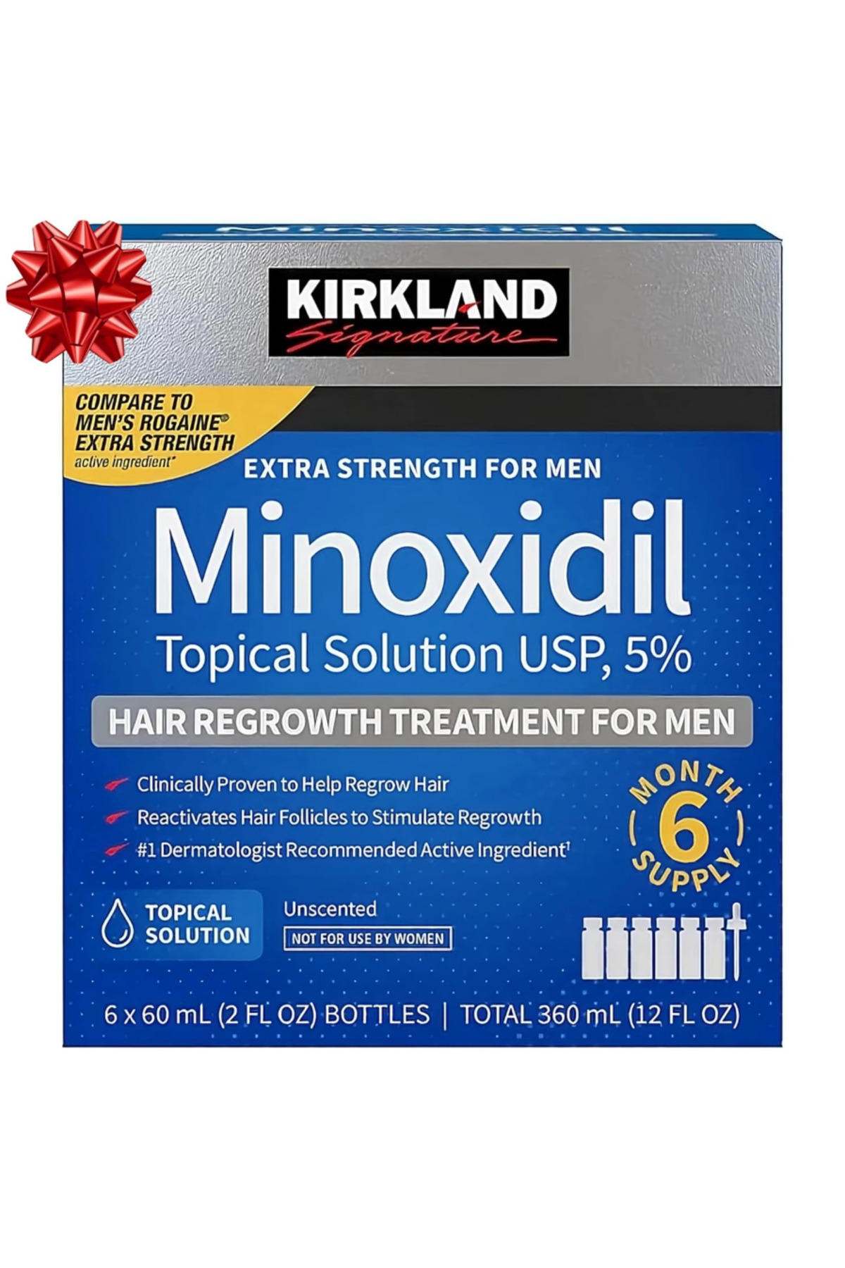Kırkland 5% Hair Regrowth Treatment for Men 6 Months Supply Topical Solution Extra Strength Clinically Proven — hy45tgrff
