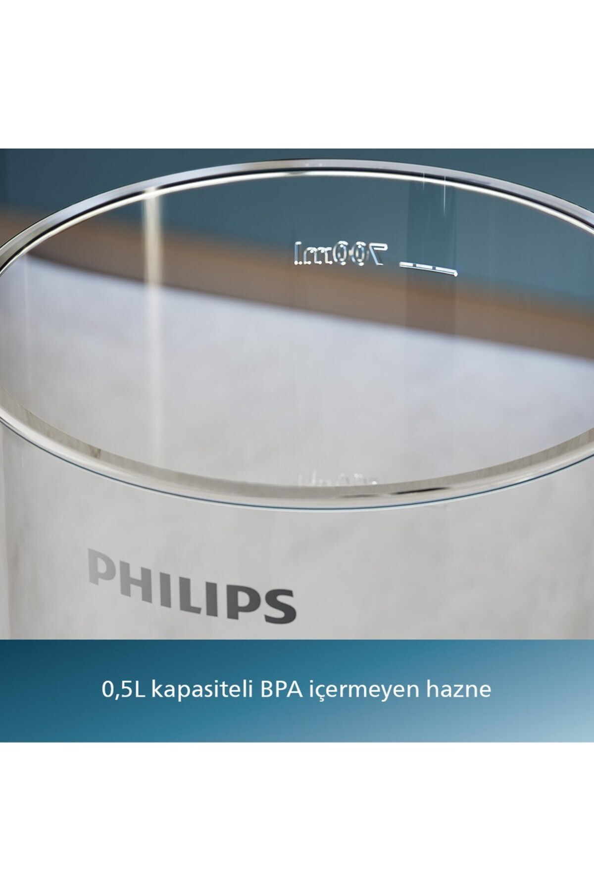 Philips 5000 Serisi El Blenderı 1200W Motor, Paslanmaz Çelik Bıçaklar, Bebek Maması Hazırlama fotoğrafı 7 (önizleme)