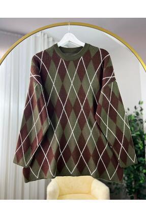 Parla Modam ADEN BAKLAVA DESEN TRİKO KAZAK 3033