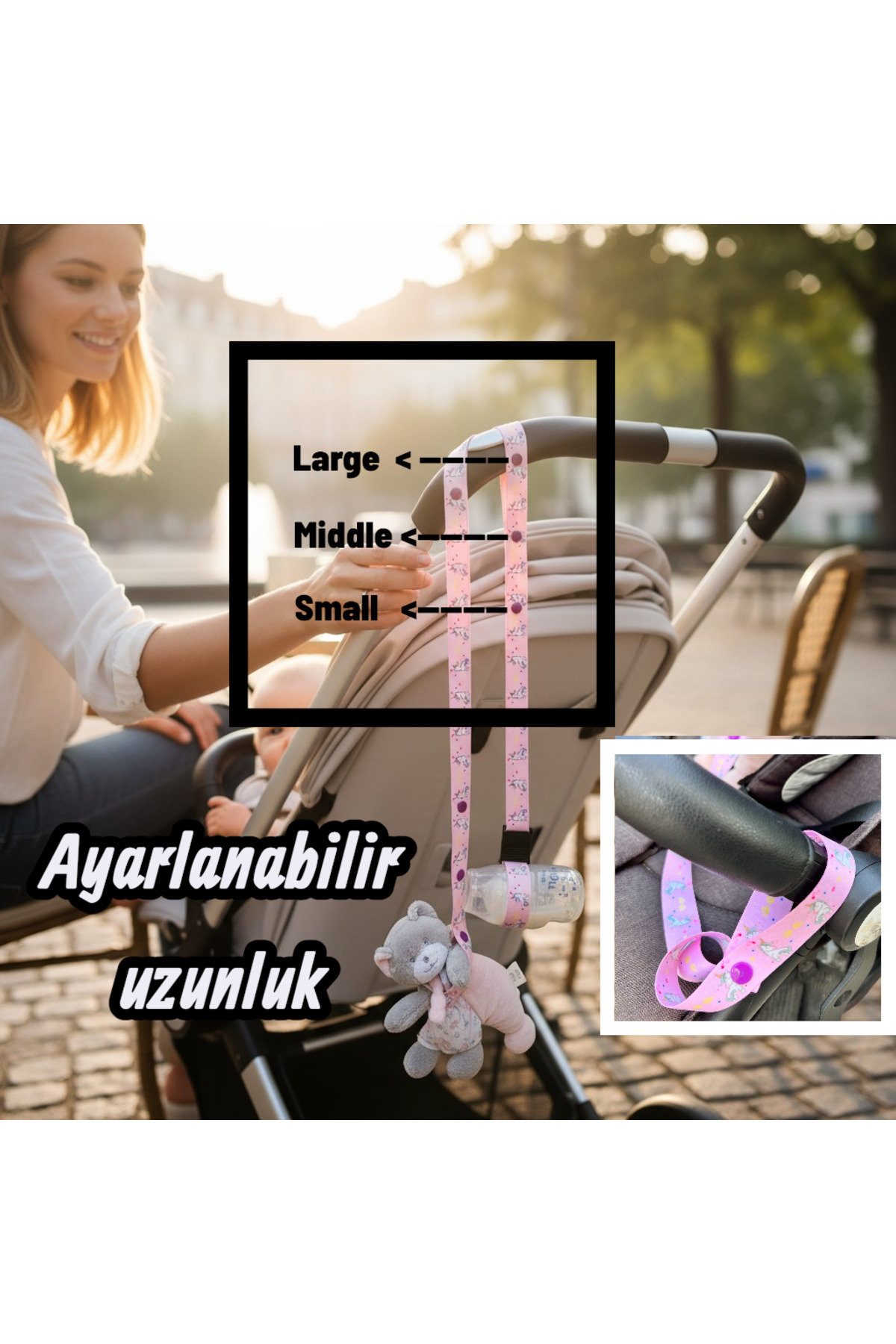 Honki Ponki Oyuncak Biberon Suluk Askısı- Tekli (Çıtçıtlı) - SPRING fotoğrafı 5 (önizleme)