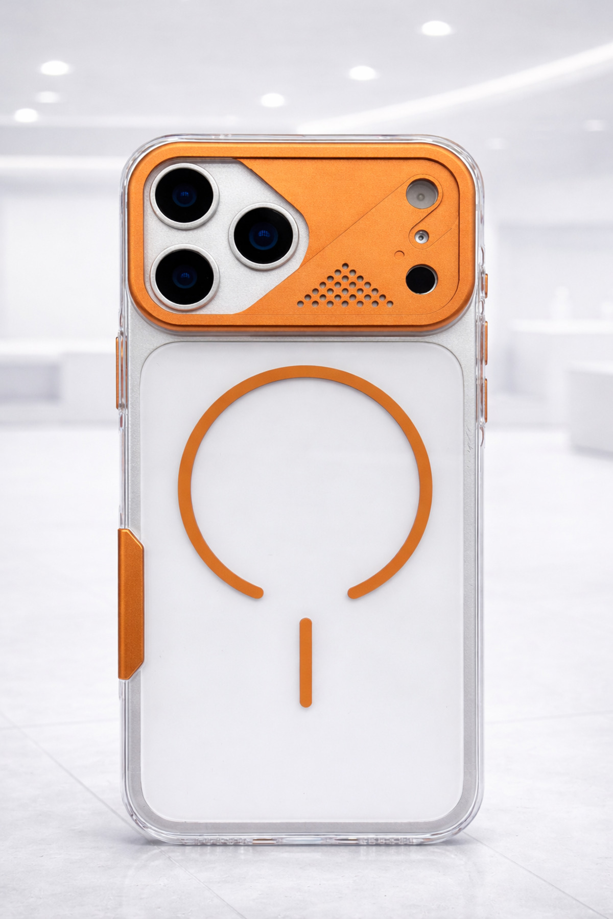 NewSeason ONLY İPHONE 17 PROMAX COMPATIBLE Premium LensProtected YellowMica Phone Case