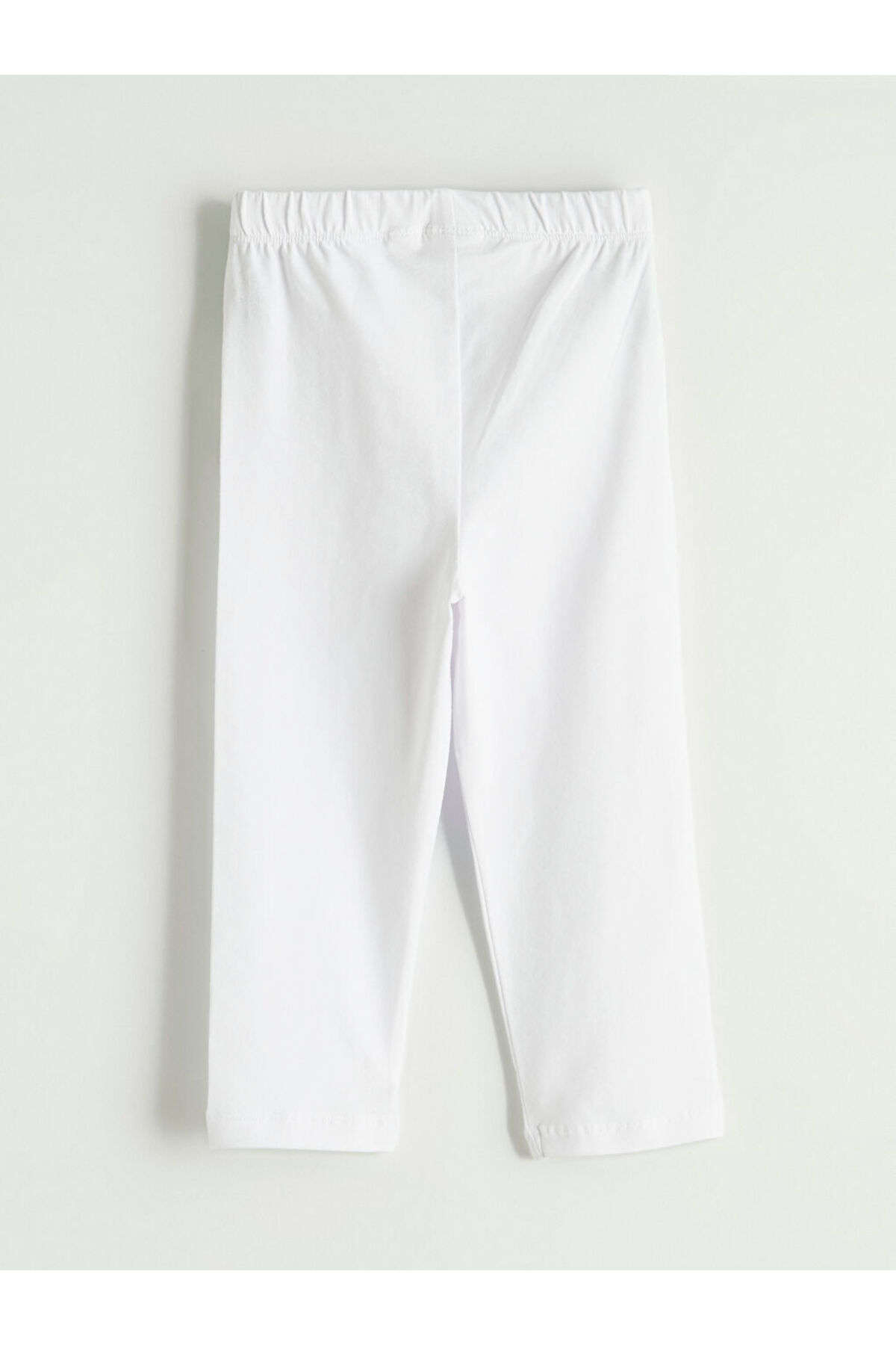 LC Waikiki Beyaz Basic Kız Çocuk Tayt fotoğrafı 3 (önizleme)