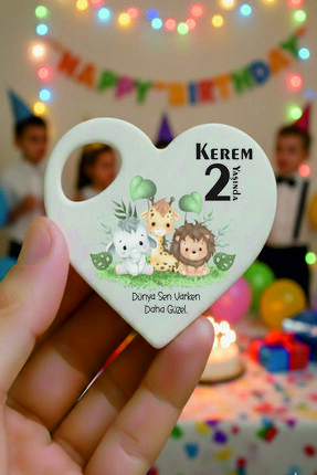 levon tekstil Doğum günü İçin Kişiye Özel Açacak Magnet (25 adet) Hediyelik Ş...