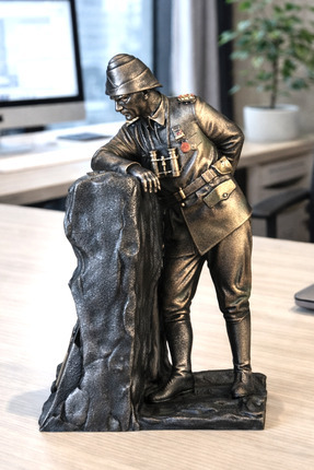 AF SANART Atatürk Çankakkale Siperden Bakış Biblo Bakır