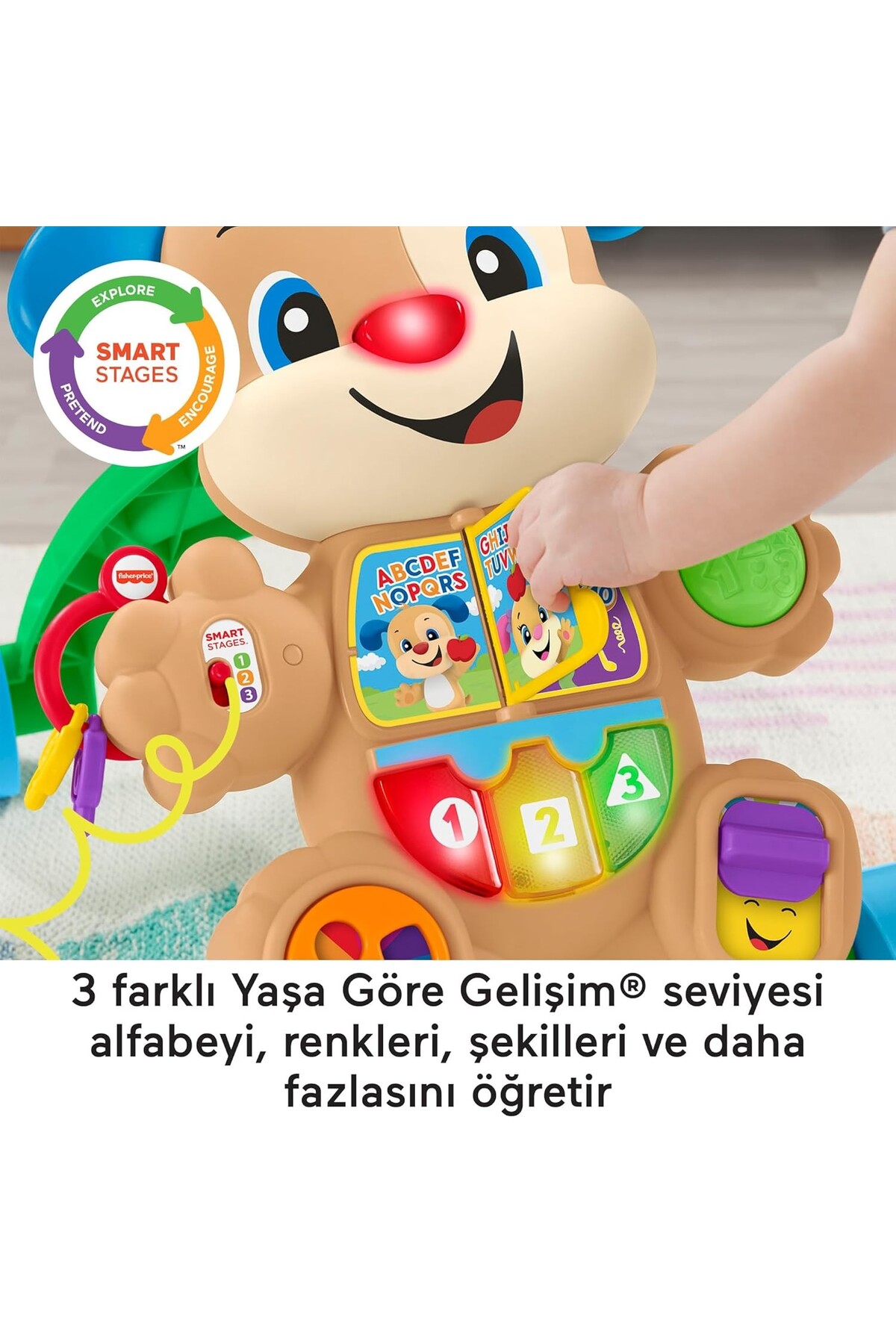 Energic Eğitici Köpekçik Yürüteç Türkçe FTG10 fotoğrafı 4 (önizleme)