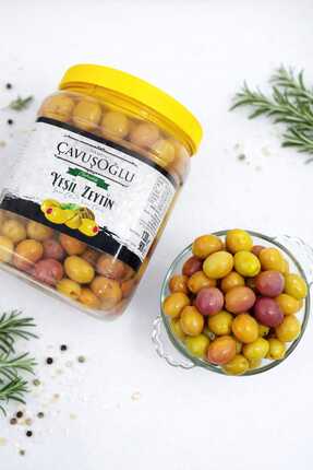 ÇAVUŞOĞLUYÖRESELÜRÜNLER Çavuşoğlu uslu çizik yeşil zeytin 1 kg