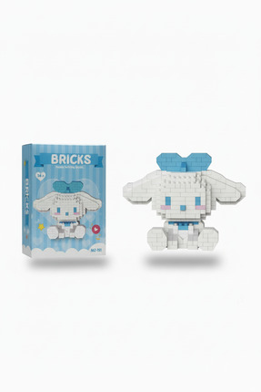 Gökyüzü ışığı Cinnamoroll Karakter Lego Seti - Figür Oyuncak - Mikro Blok Yap...