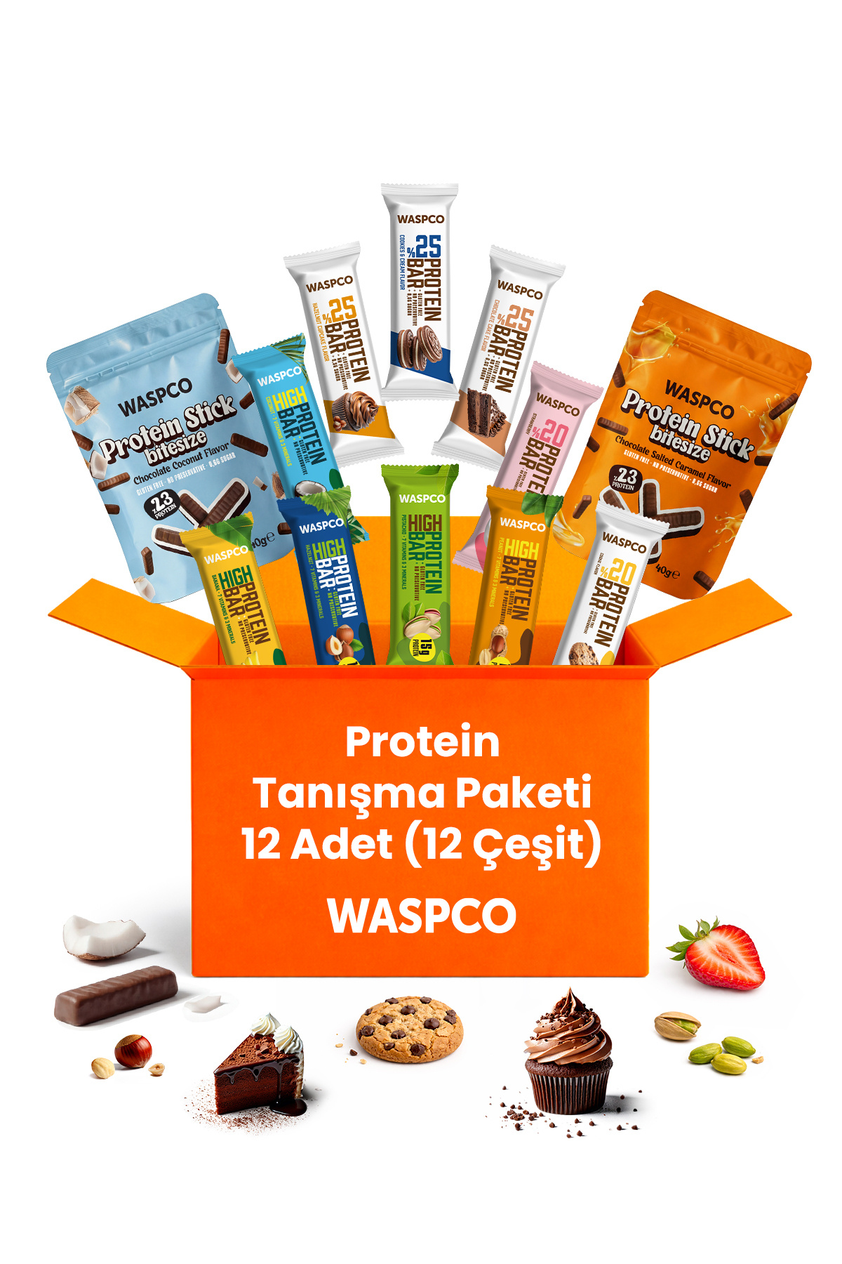 Waspco Protein Tanışma Paketi 12 Adet ( 12 Çeşit ) - Fiyatı, Yorumları