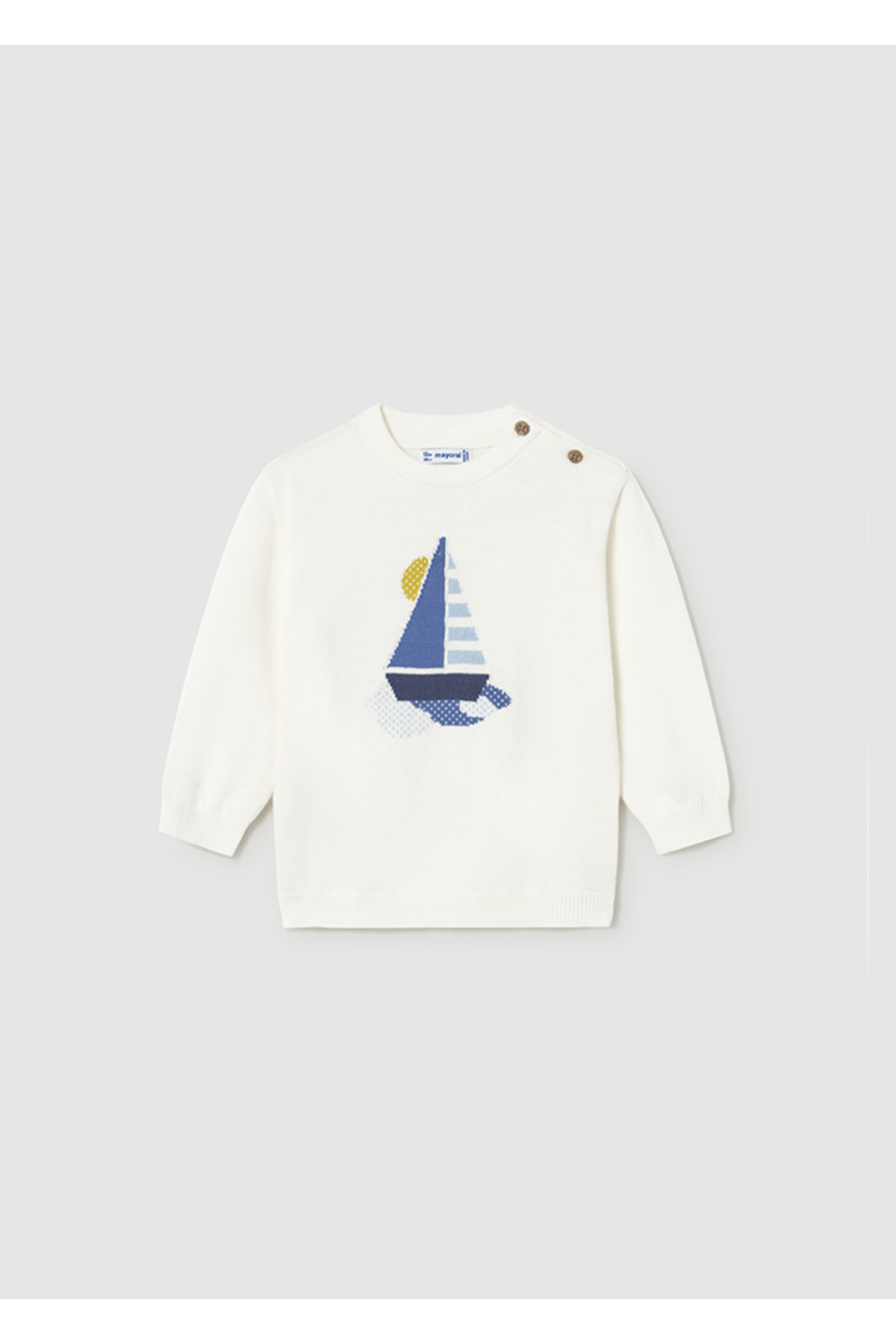 Mayoral Erkek Bebek Desenli Kazak 1308 fotoğrafı 2 (önizleme)