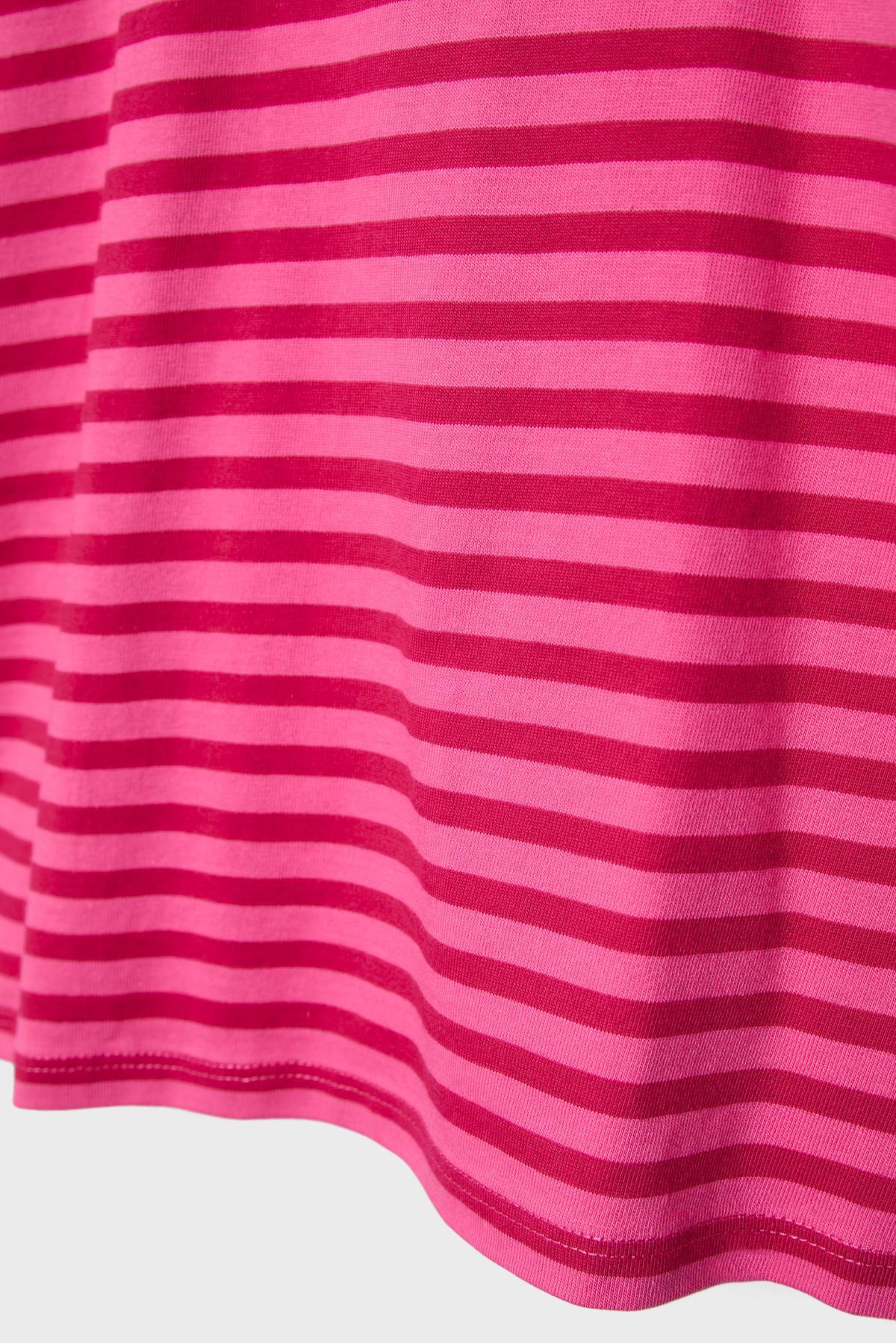 Stradivarius  Çizgili kısa kollu t-shirt - Görsel 8