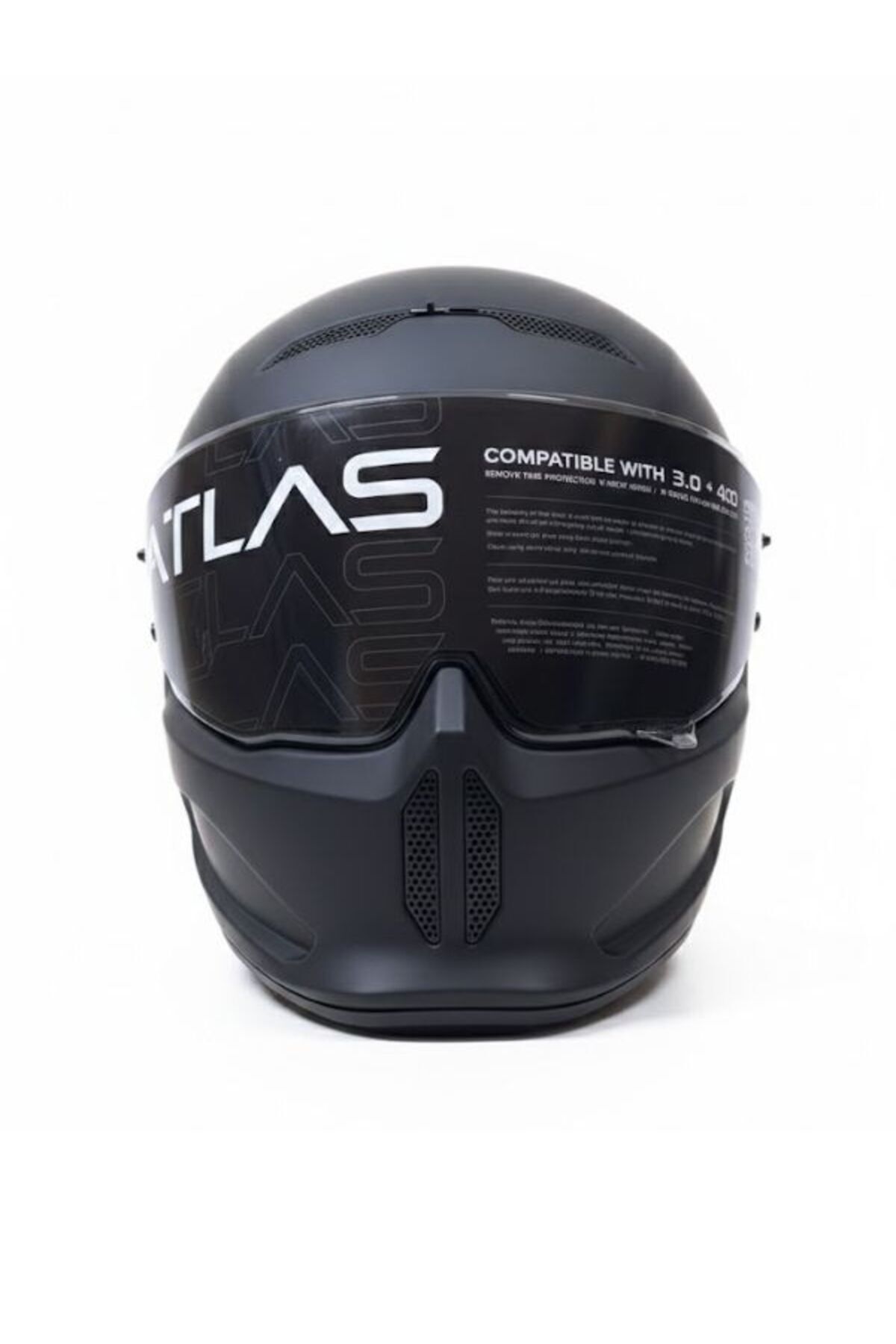 Ruroc ATLAS 3.0 Toxin フルフェイスヘルメット Sサイズ GÜMRÜK BEY Ruroc Atlas 3.0 Matte Black L-XL Kapalı Motorsiklet