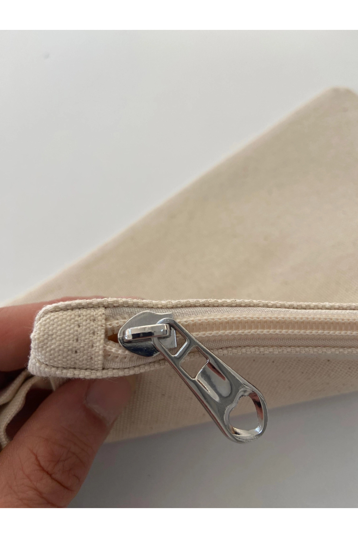 ETİFA Kanvas Clutch Çanta Astarlı Günlük Kullanım Kadın El Çantası görsel 2