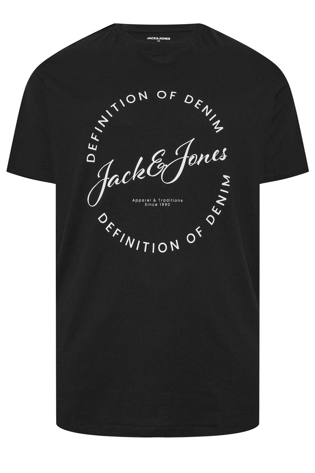 تی‌شرت آستین کوتاه طرح JJGRAYSON سایز بزرگ طرح چاپی کد ۱۲۲۹۴۵۱۴ JACK&JONES جک اند جونز تی شرت Jack & Jones