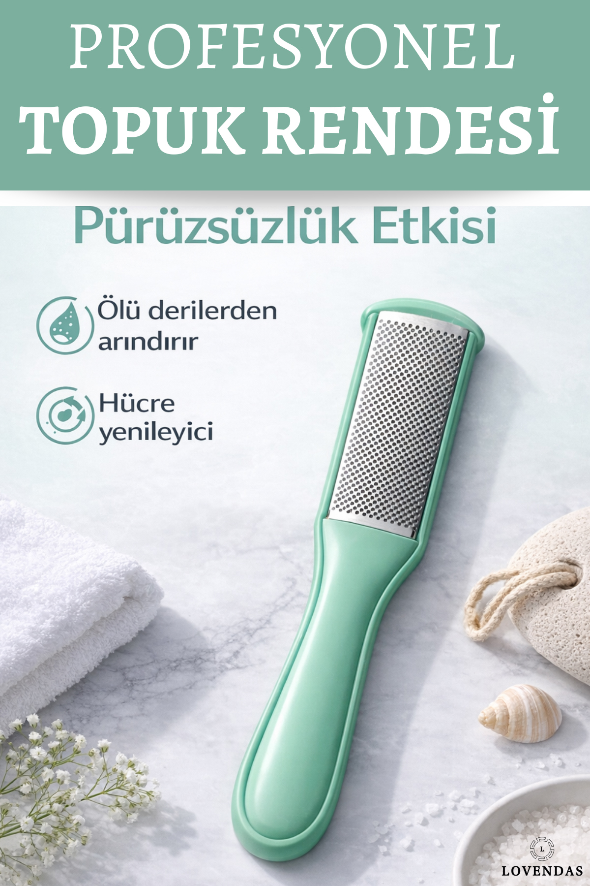 Lovendas Topuk Rendesi Pro Çelik Yüzey - Fiyatı, Yorumları