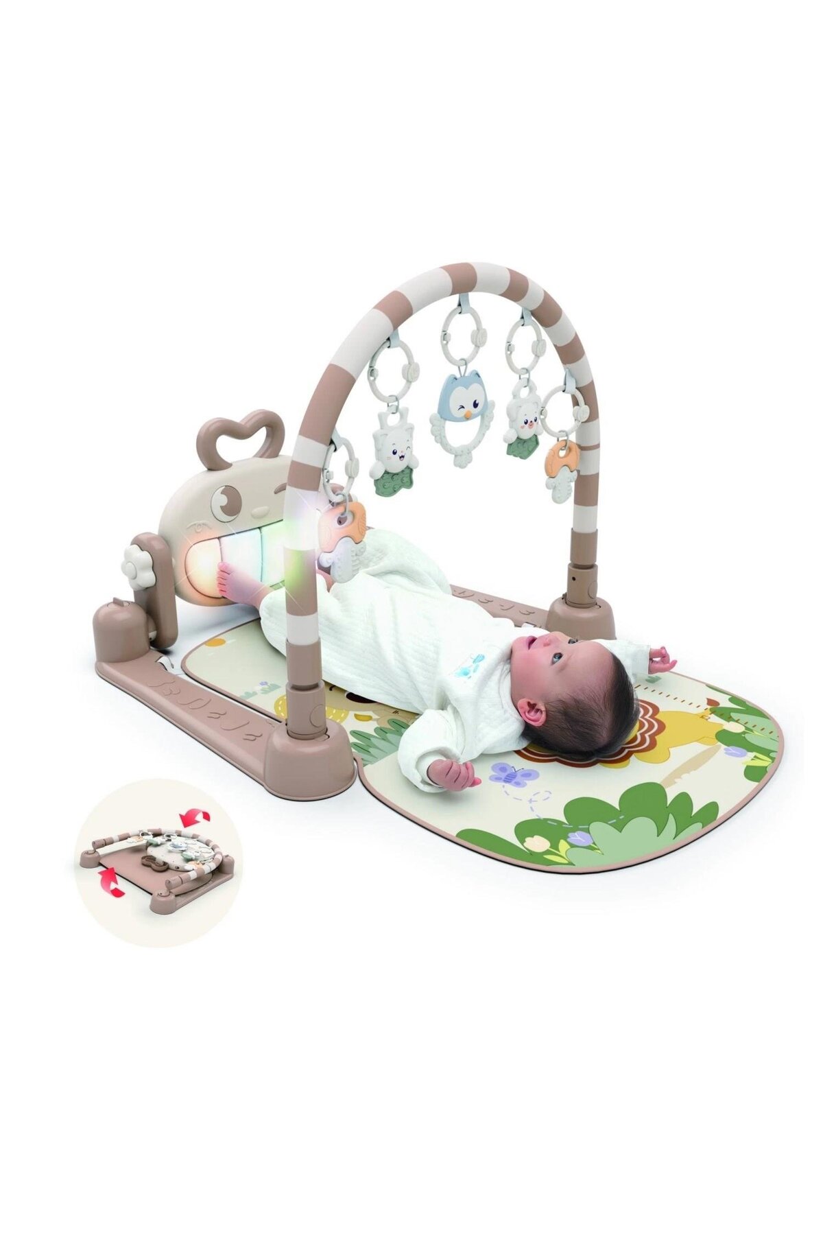 Prego Arles 2 in 1 Oyun Halısı ve İlk Adım Arabası PRG-6058 fotoğrafı 2 (önizleme)