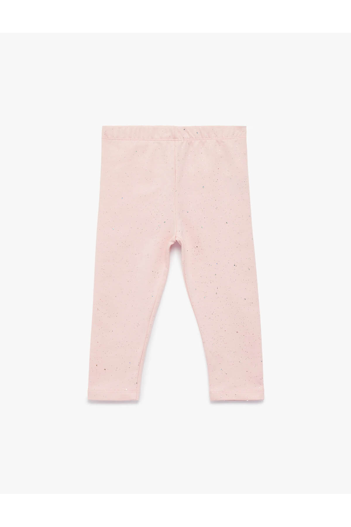 Koton Sim Detaylı Pembe Kız Bebek Tayt 6SMG40001AK fotoğrafı 2 (önizleme)