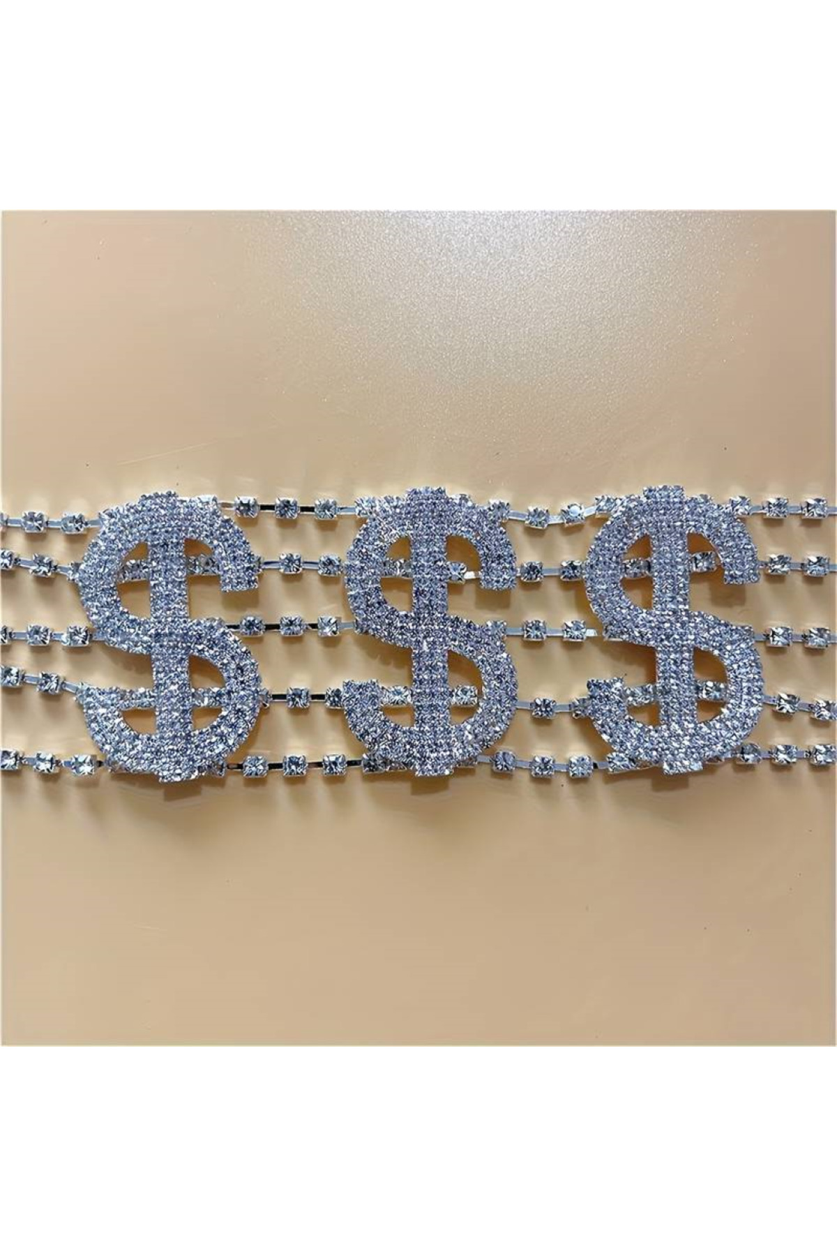Dolar Sembollü Boyun Aksesuarı, Dolar Kolye, Dolar Choker