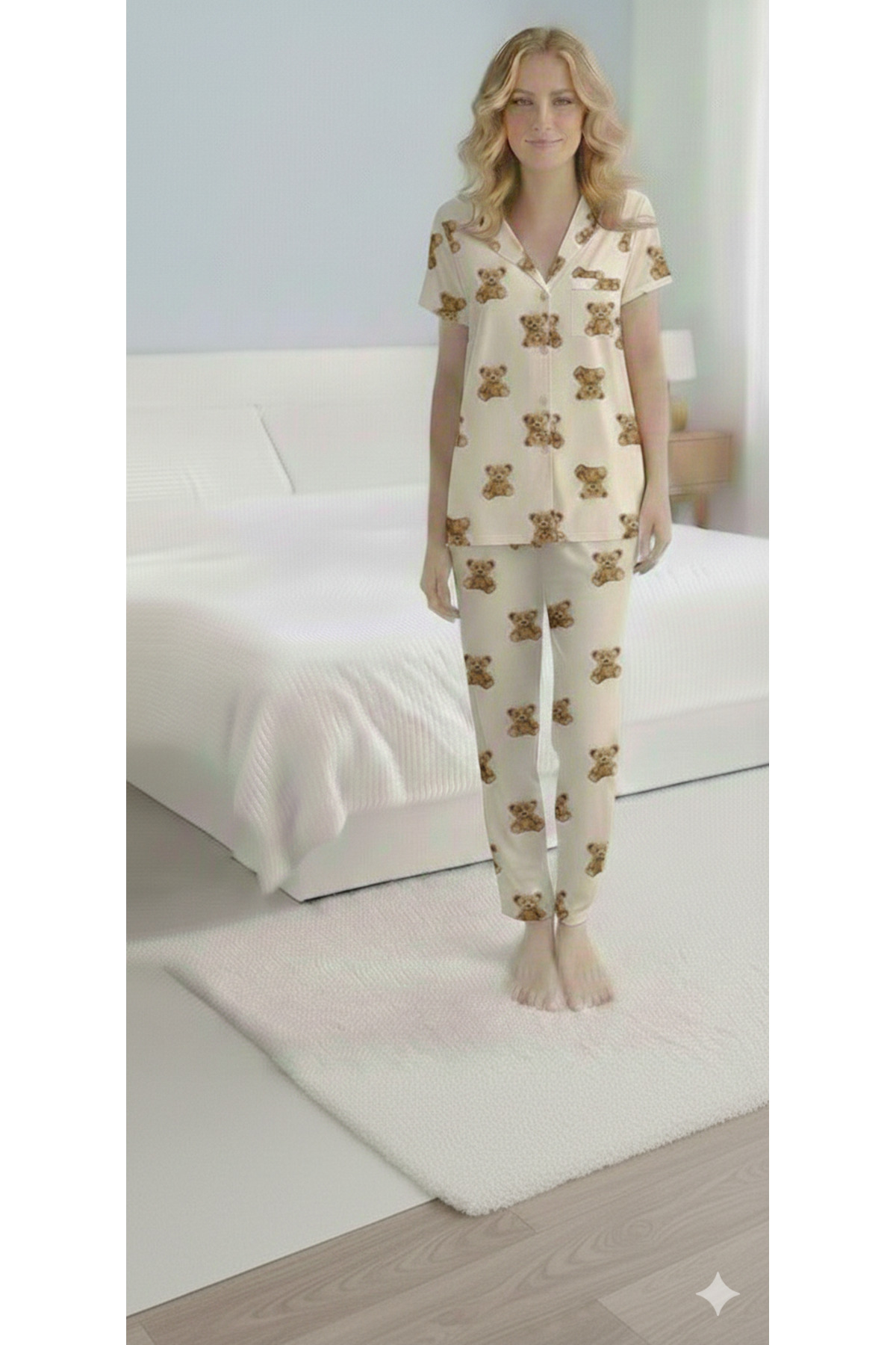 BaabaKids Kadın Şık Gecelik Takım