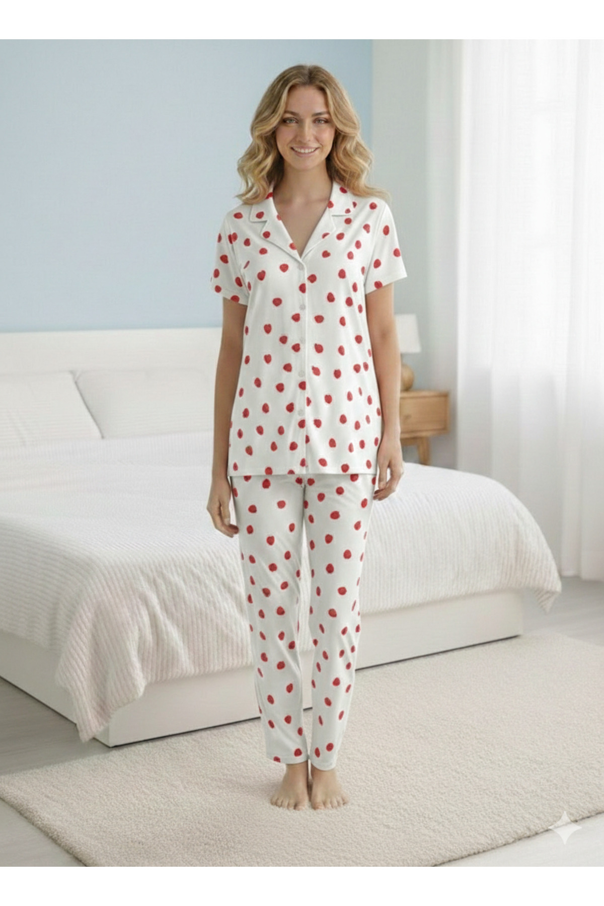 BaabaKids Kadın Şık Gecelik Takım