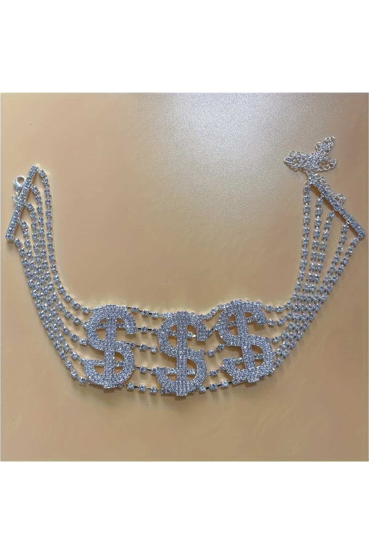 Dolar Sembollü Boyun Aksesuarı, Dolar Kolye, Dolar Choker