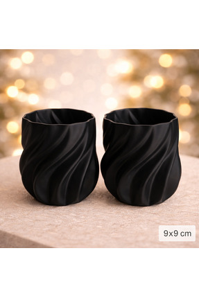 ŞİRİN HOME DEKOR ikili Set Minimal Vazo Saksı – Modern Dekoratif Tasarım – Ev...