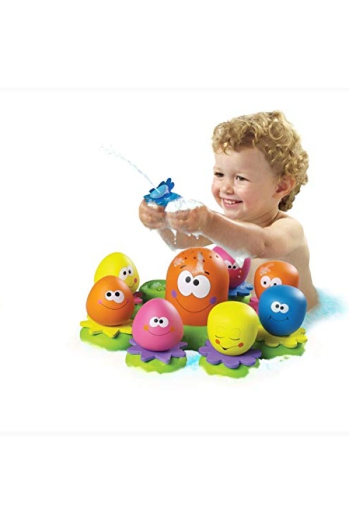 markentegra Banyo Zamanlarını Eğlenceli Hale Getiren Ahtapot Figürleri Seti - 9 Adet fotoğrafı 3 (önizleme)