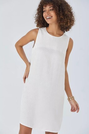 PRATİVO ELBİSE HT-51371-BEYAZ ✨PREMIUM✨