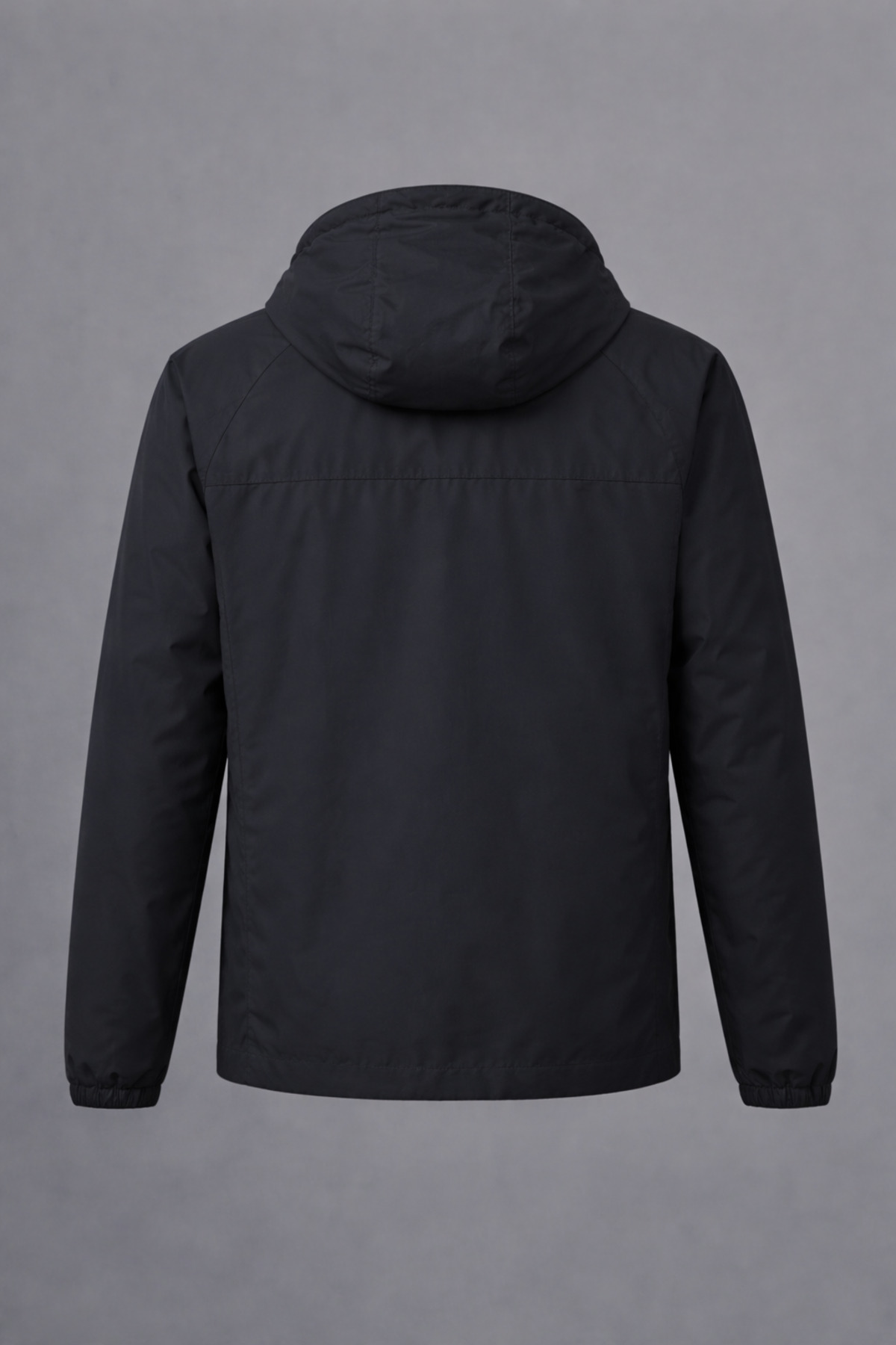 DAMGA JEANS  Erkek Relax Fit Cepli Astarlı Siyah Yağmurluk - Görsel 6