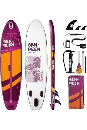 Up Balance Board Genreen 335 cm x 86 cm x 15 Cm Şişme Paddle Board – Sup Boar...