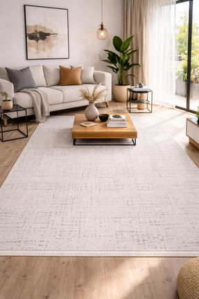 Ayduran Halı Modena İskandinav Yıkanabilir Şönil Saçaklı, Kaymaz Tabanlı Kori...