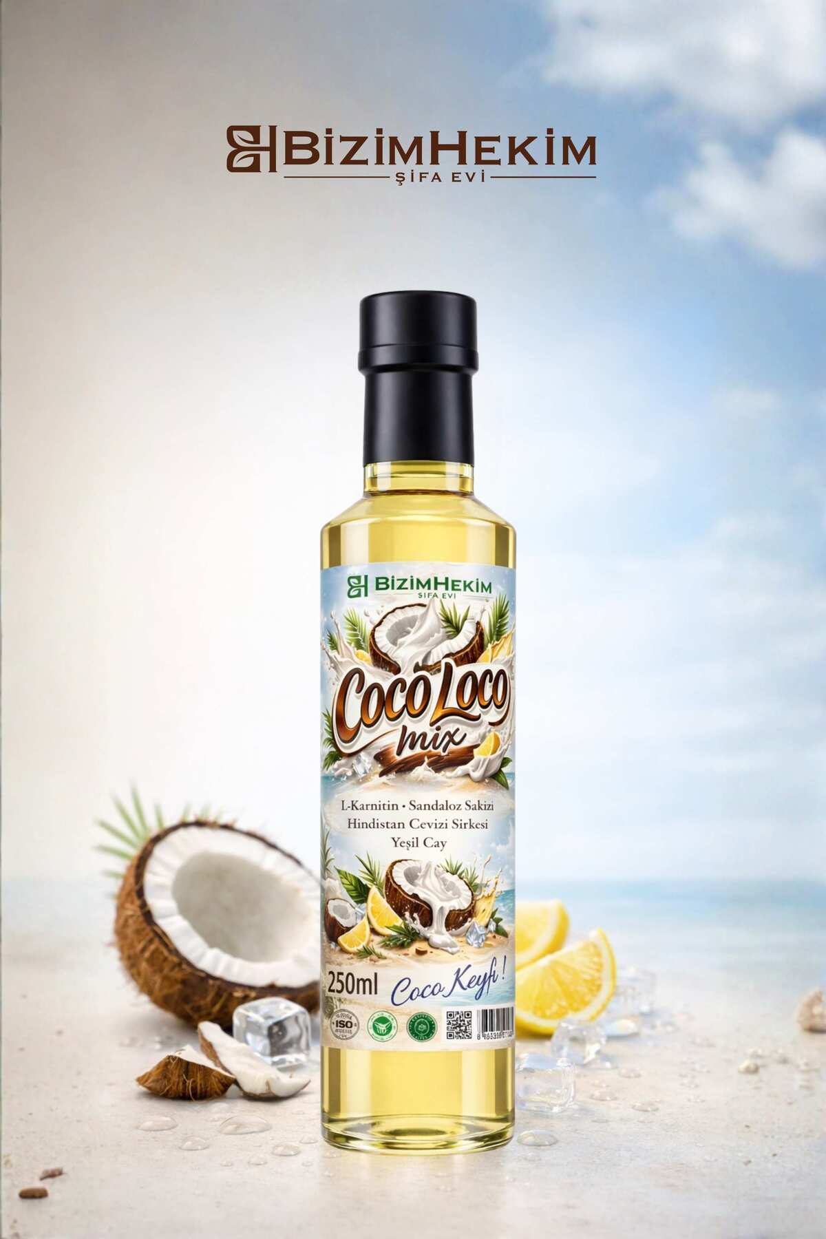 BİZİMHEKİM ŞİFA EVİ Coco Loco Coconut Mix 3'lü set- 250 ml