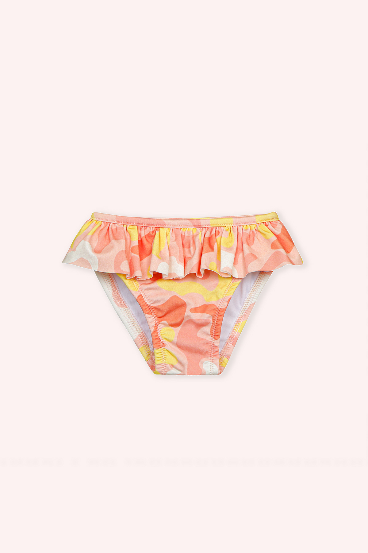 Panço Sand Mother Kız Bebek Desenli Fermuarlı 3 Parça Turuncu Plaj Seti fotoğrafı 4 (önizleme)