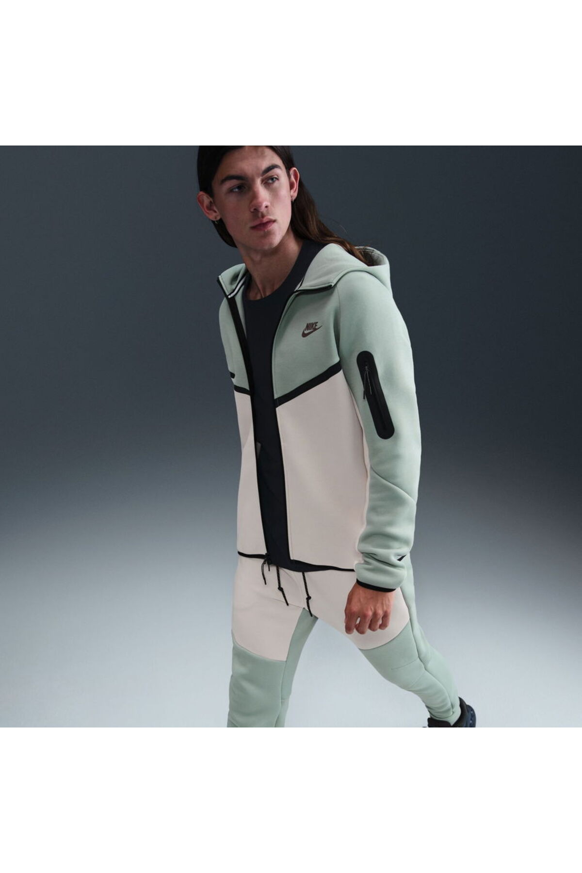 سویشرت مردانه Tech Fleece Windrunner Hoodie نایکی سویشرت اسپرت Nike