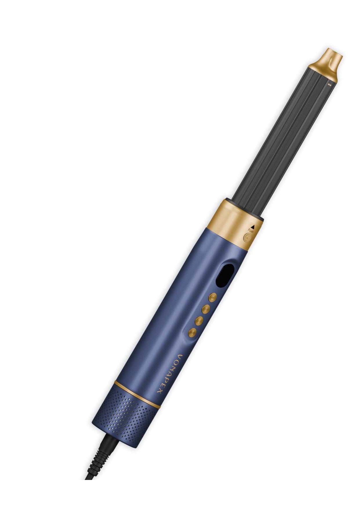 vonapex Volure 6'sı 1 Arada Multi-Styler | Otomatik Bukle, Fön, Düzleştirme, Şekillendirme | Türkçe Dijital Ekran, Negatif İyon, Saç Yakmayan Hava Teknolojisi | Lacivert