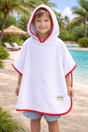 Serafina ÇOCUK KAPÜŞONLU HAVLU PANÇO ULTRA YUMAŞAK