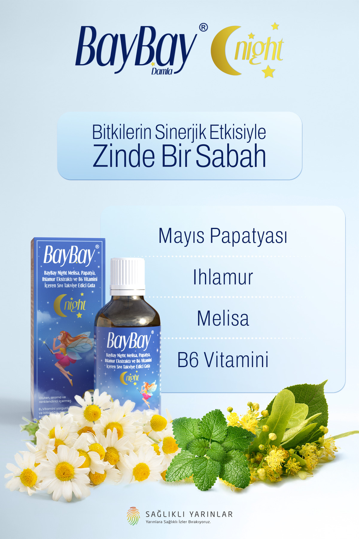 BayBay Night Melisa Papatya Içeren Damla 50 Ml Şiş fotoğrafı 4 (önizleme)