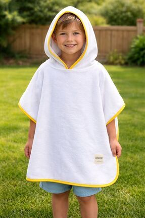 Serafina ÇOCUK KAPÜŞONLU HAVLU PANÇO ULTRA YUMAŞAK