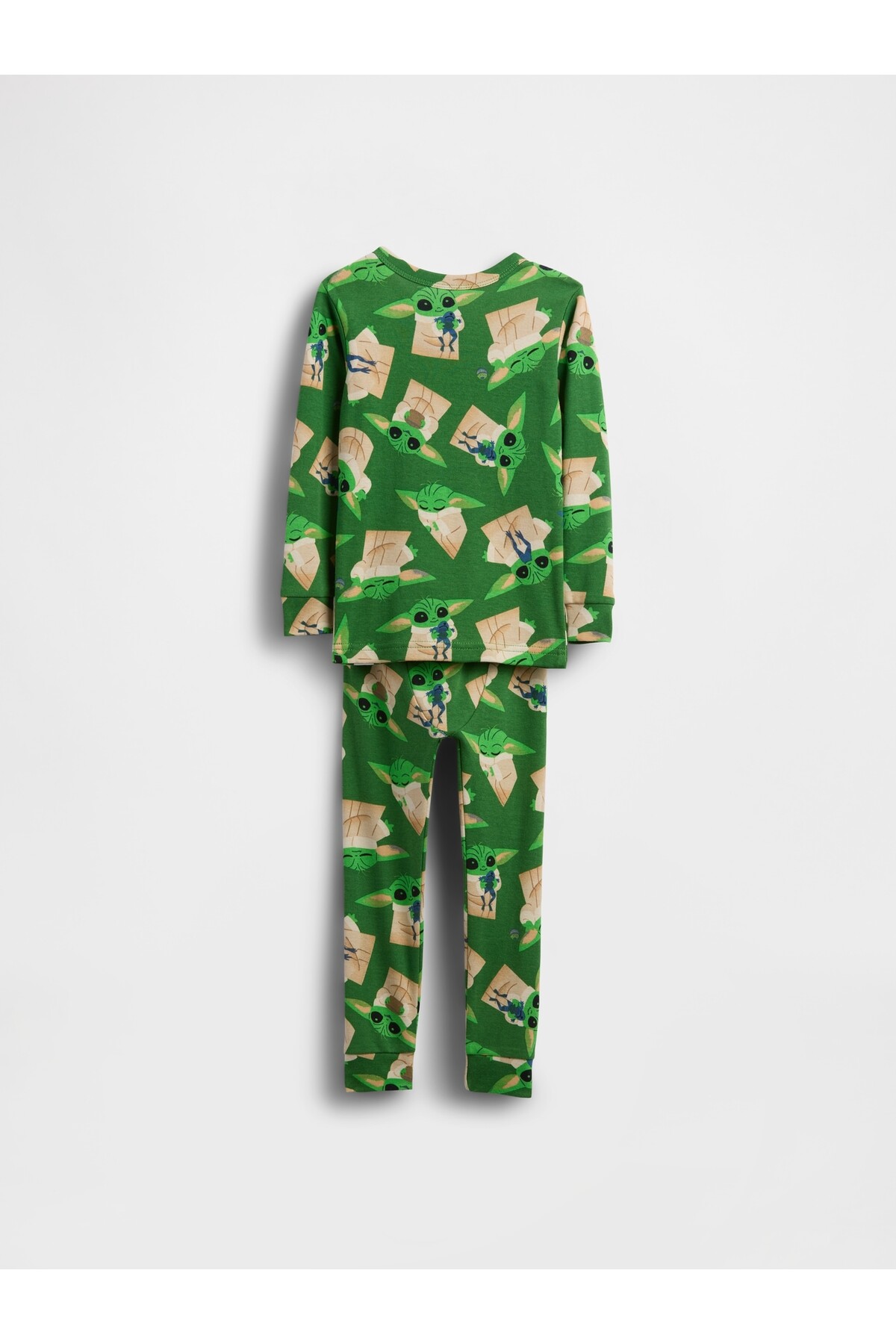 GAP Bebek Yeşil Star Wars Organik Brushed Pamuk Pijama Takımı fotoğrafı 2 (önizleme)