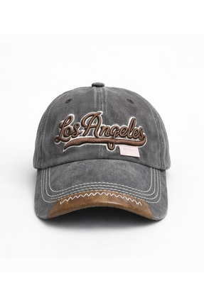 Soulistic Collection %100 Pamuk Los Angeles Nakışlı Yıkama Eskitme Şapka