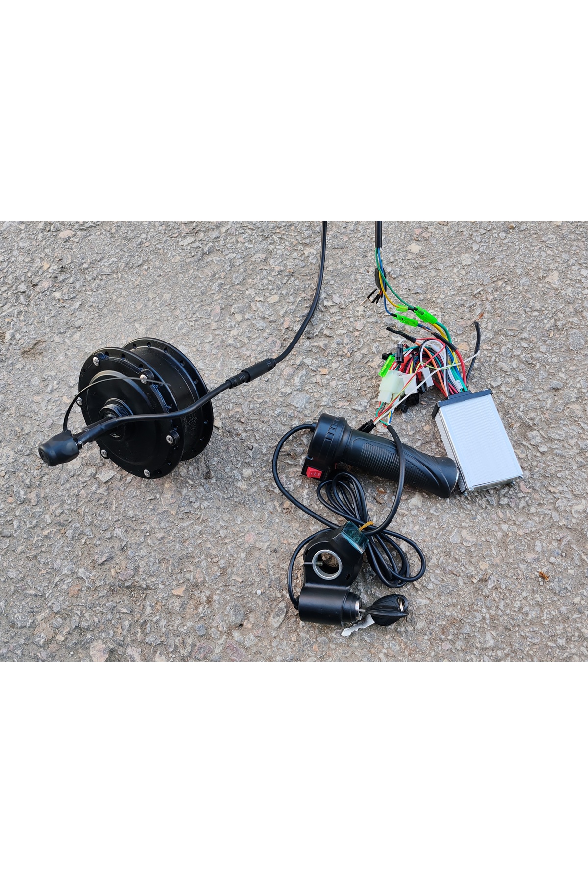 Bix Bisikleti elektrikli bisiklete çevirne kitti motor beyin gaz
