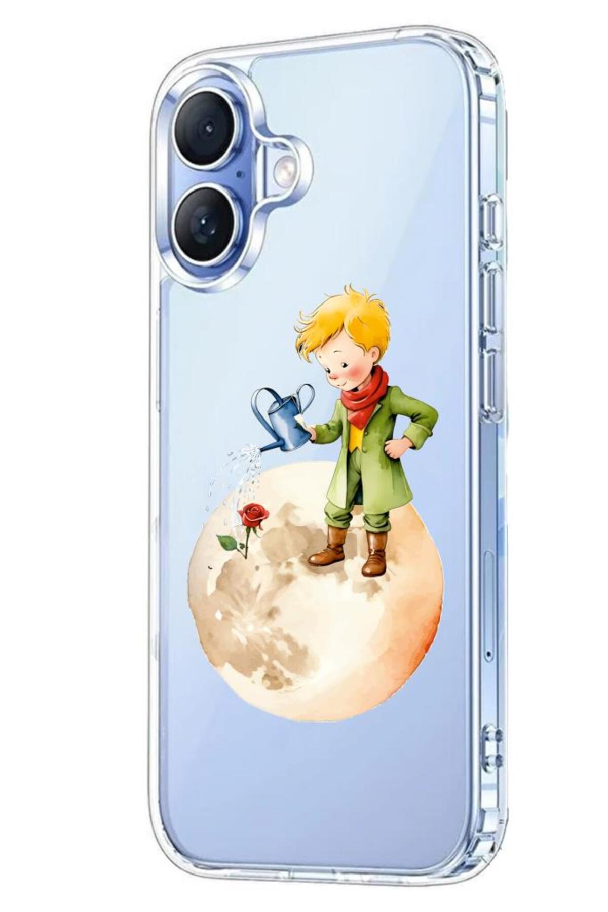 Luxury Clear Silicone Case with iPhone 17 Case Pattern