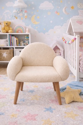 Bounteous Aktivite Masa Sandalyesi Puf Çocuk Berjeri Çocuk Sandalyesi Tek Berjer