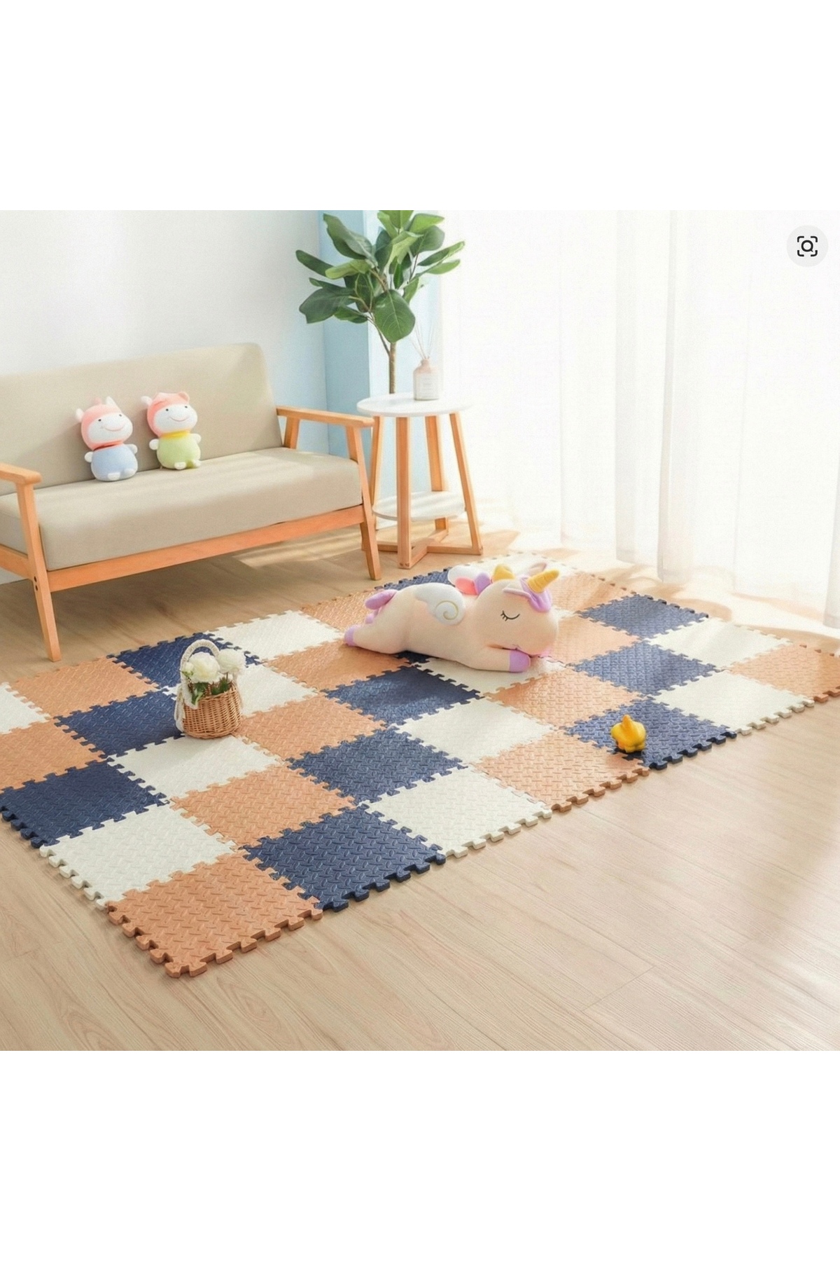 9 Piece Set 33x33 13mm Tatami 100x100 Installed Gaming Sports Carpet Cushion Puzzle Cushion Floor Covering