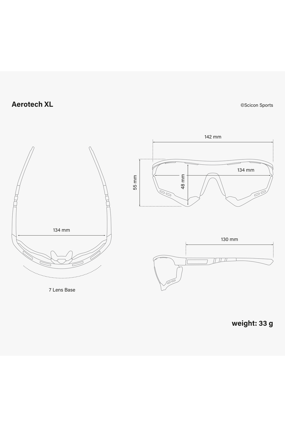Aerotech XL SporPerformans Gözlüğü