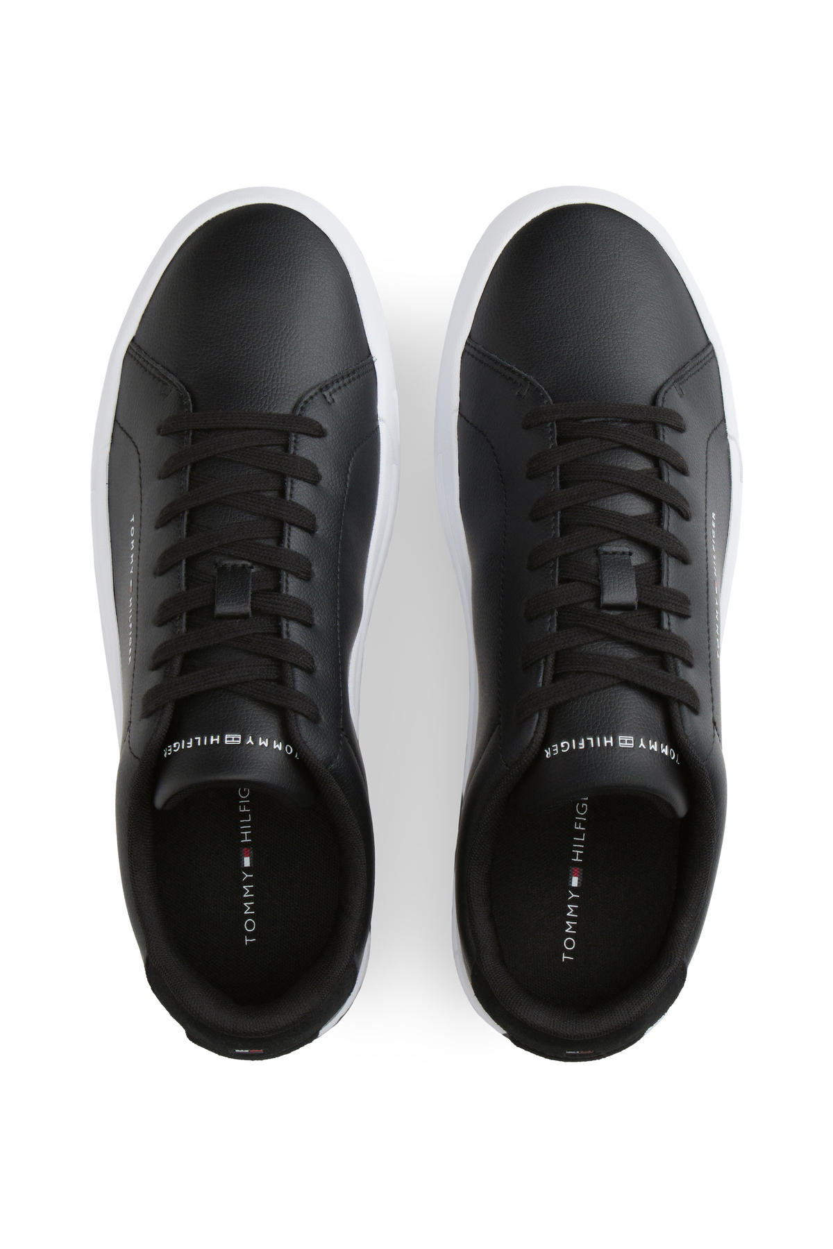 Tommy Hilfiger  Siyah Erkek Sneaker TH COURT CORE - Görsel 4