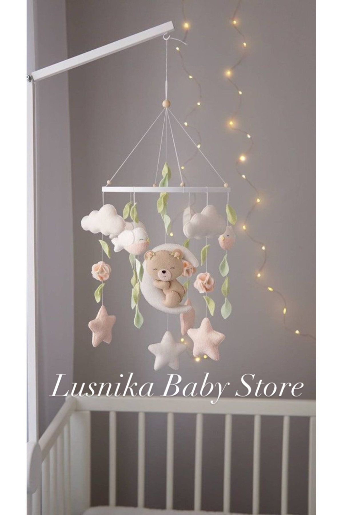 LusnikaStore (MÜZİKLİ)Bebek Odasi Besik Dönencesi Besik Yani Süsü Bebek Odasi Dekorasyon fotoğrafı 2 (önizleme)