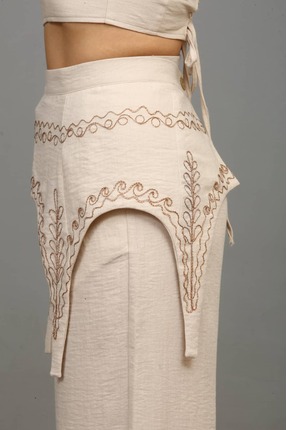 inci bayan giyim tasarım nakış detay takım