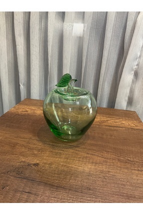ÇANAK El yapımı cam elma biblo