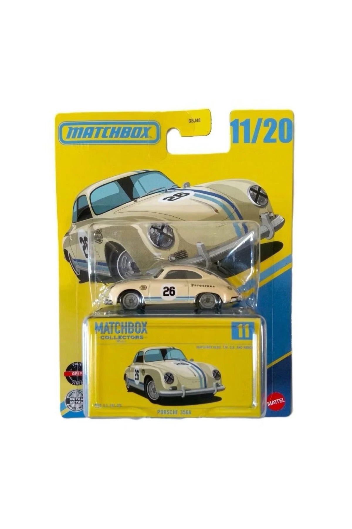 HOT WHEELS Matchbox Collectors Porsche 356A 11/20 Metal Model